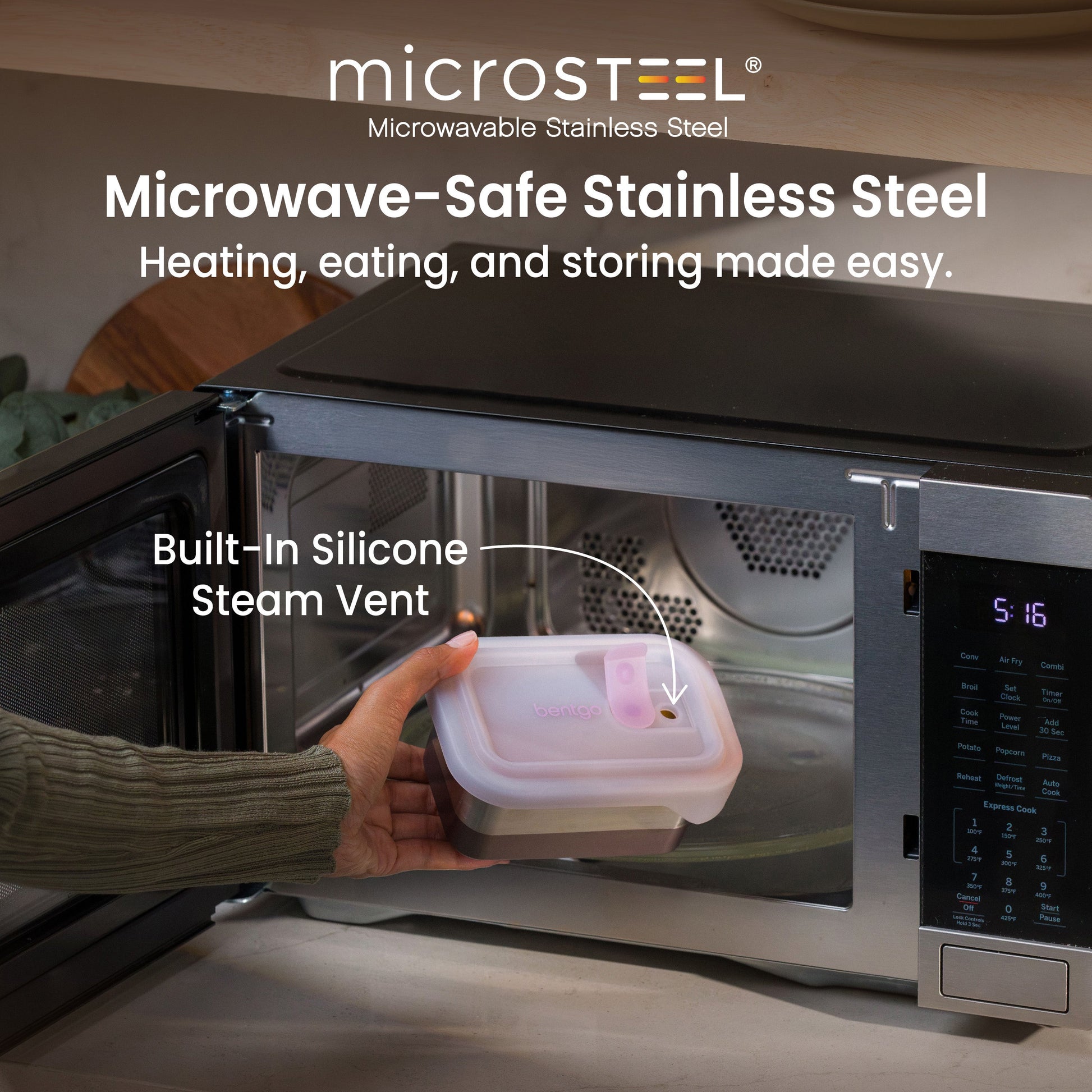 Bentgo MicroSteel Heat & Eat Container