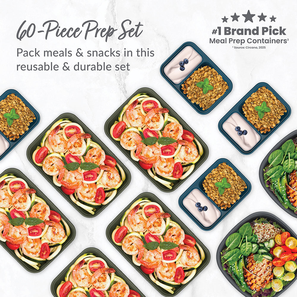 Bentgo Prep 60-Piece Variety Meal Prep Kit