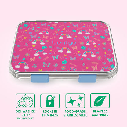 Bentgo Kids Stainless Steel Prints Lunch Box